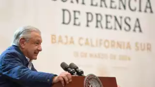 El Presidente de la República, Andrés Manuel López Obrador, subrayó la serenidad que prevalece en La Paz, Baja California Sur