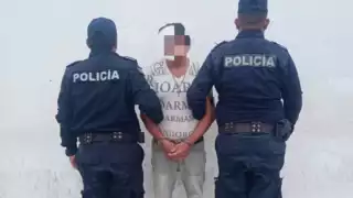 Detienen a un hombre acusado por machetear a un pitbull en Progreso