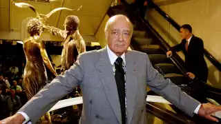 Mohamed Al-Fayed murió el miércoles, pero su familia lo anunció este viernes. Foto: Especial