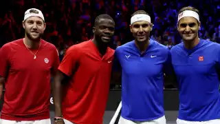 Así vivió Roger Federer su último encuentro de tenis al lado de Rafael Nadal