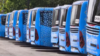 Choferes el Circuito Metropolitano del Va y Ven exigen aumento de su sueldo y se van a paro laboral