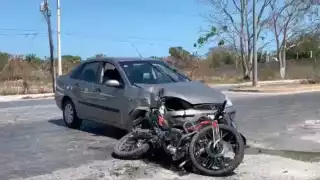 El responsable del choque no fue identificado ya que huyó del lugar