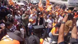 Biby Rabelo inició su campaña en la 20 de Noviembre