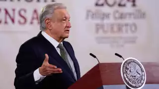 Andrés Manuel López Obrador encabeza este jueves 18 de enero, la conferencia mañanera desde Palacio Nacional