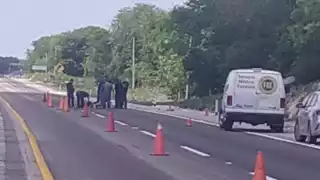 Al lugar arribaron elementos del Servicio Médico Forense