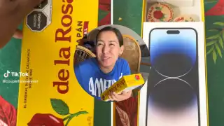 El novio grabó el tierno momento