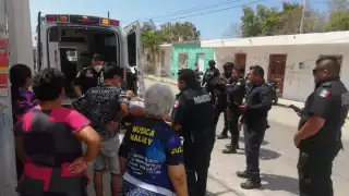 Paramédicos auxiliaron a ambos menores de edad