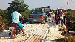 Rehabilitación del puente de Candelaria, en el olvido tras meses de su colapso