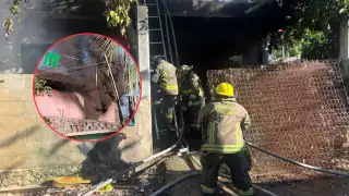 Incendio en la colonia El Milagro moviliza a bomberos; vivienda quedó envuelta en llamas