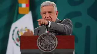 El presidente Andrés Manuel López Obrador encabeza desde Palacio Nacional, la conferencia mañanera de este jueves 28 de septiembre