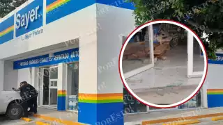 Delincuentes vandalizan y roban tienda de pinturas en Campeche