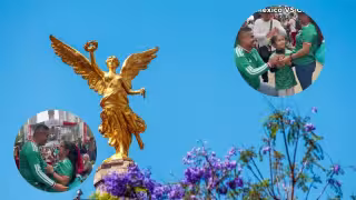 Aficionados se comprometen en el Ángel de la Independencia antes del México vs Corea del Sur: VIDEO