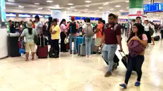 Este lunes se reportan 552 operaciones en el aeropuerto de Cancún