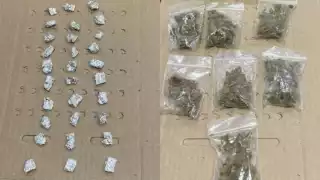 Drogas en diferentes envoltorios fueron halladas en el cateo