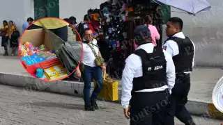 Denuncian venta ilegal de pirotecnia en pleno Centro de Campeche
