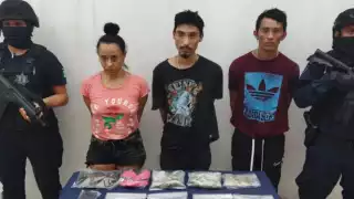 Arrestan a tres presuntos narcomenudistas en Playa del Carmen