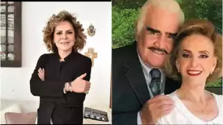 Doña Cuquita, viuda de Vicente Fernández, tiene una estrecha relación con Mara Patricia Castañeda, exesposa de su hijo, Vicente Fernández Jr.