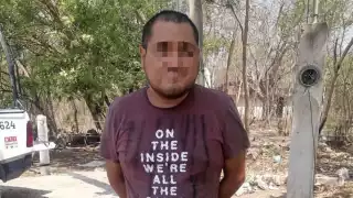 El hombre fue detenido y puesto a disposición del Ministerio Público de Campeche