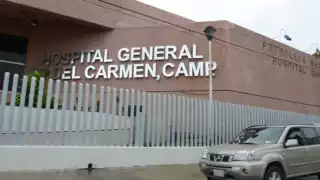 El lesionado fue trasladado al hospital general de Ciudad del Carmen