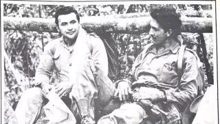 Mario Renato Menéndez Rodríguez con Fabio Vázquez, líder máximo del Ejército de Liberación Nacional