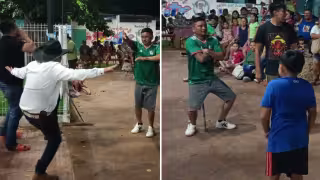 Batallas de Aura llegan a Tizimín, Yucatán: Creadores locales paralizan parque con nueva tendencia viral