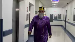 Un rey mago hizo entrega del hígado para el trasplante