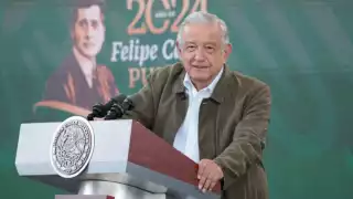 El Presidente López Obrador calificó de falsos los dichis de la directora de Notimex sobre que se desvió dinero de las liquidaciones de la agencia a la campaña presidencial