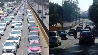 A pesar de haber contingencia ambiental, hay quienes salieron a la calle a hacer ejercicio