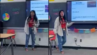 Profesora de Estados Unidos enseña español con canciones de Bad Bunny