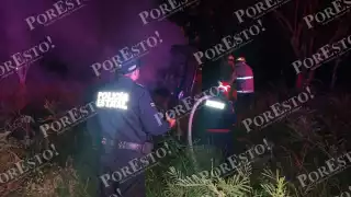 El empresario habría muerto calcinado después del choque