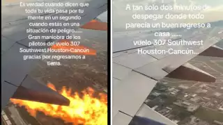 El avión regresó al aeropuerto de Houston a pocos minutos del despegue