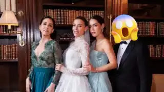 Michelle Salas y la foto familiar que causó polémica. Foto: Especial