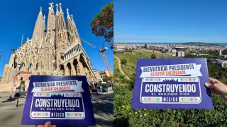 Mexicanos ya esperan a presidenta Sheinbaum en Barcelona antes de cumbre internacional: imágenes se viralizan