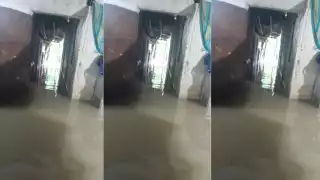 Padecen más de 20 familias de la colonia 5 de Mayo, inundaciones por el abandono de José Alfredo Méndez, alcalde de Bacalar