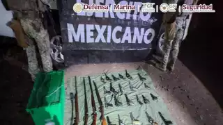 Gabinete de Seguridad intensifica operativos en 10 estados: decomisos de armas, droga e hidrocarburos