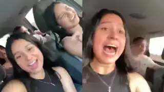 Las jóvenes grababan un video cuando viajaban en Córdoba, Colombia