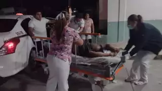 El afectado fue trasladado de emergencia a Chetumal para realizarle una cirugía debido a que el tiro fue en el estómago.