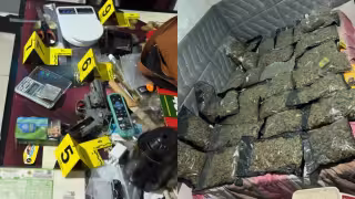 Golpe al narcomenudeo en Kanasín: aseguran drogas, un arma y una motocicleta durante cateo
