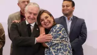 Xóchitl Gálvez llamó a Santiago Creel un demócrata y un hombre de palabra