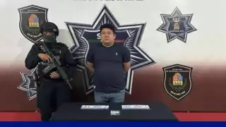 Detectaron al conductor al manejar en sentido contrario.