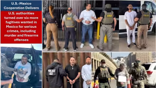EU entrega a México a seis fugitivos buscados por delitos graves, informa embajador Ronald Johnson