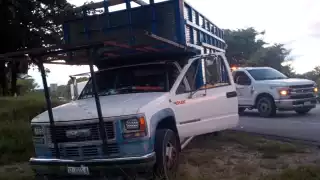 Accidente carretero deja una pareja lesionada en Escárcega