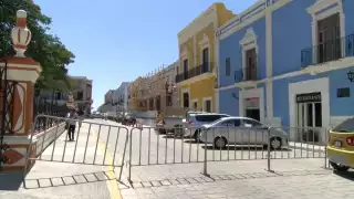 Sitios y monumentos fueron protegidos ante la marcha de este ocho de marzo de 2024