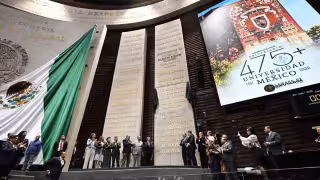 UNAM cumple 475 años: Cámara de Diputados inscribe homenaje con letras de oro