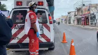 Campeche: Motociclista lesionado tras choque en cruce de Gobernadores y Madero
