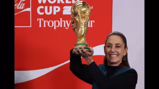 Trofeo del Mundial ya está en México: Presidenta Sheinbaum confirma recorrido por 10 ciudades