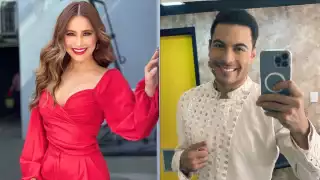 Los compañeros de Cynthia Rodríguez grabaron la reacción de la conductora al ver a su novio