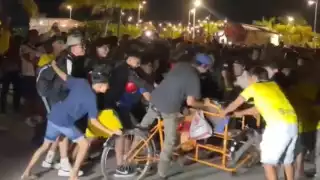 Acusan a americanistas de dañar el triciclo de  un panadero en Progreso