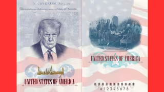 Estados Unidos lanzará pasaportes de edición limitada con imagen de Trump por aniversario 250