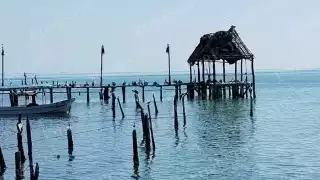 Turismo en Isla Aguada en pausa; reclaman a PEMEX muelles prometidos hace dos años